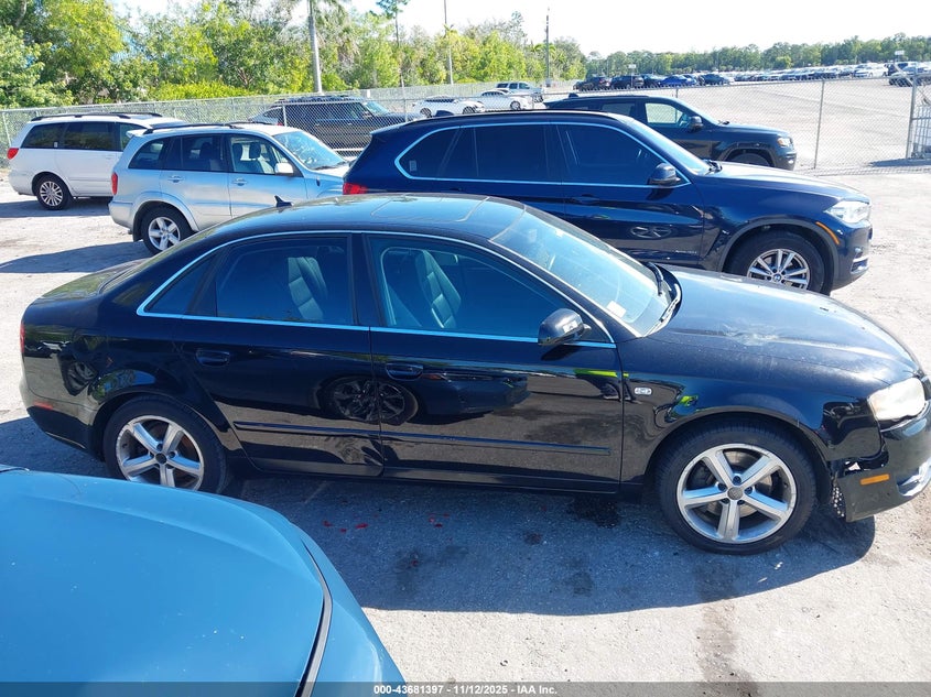 2007 Audi A4 3.2 VIN: WAUAH78E07A256761 Lot: 43681397
