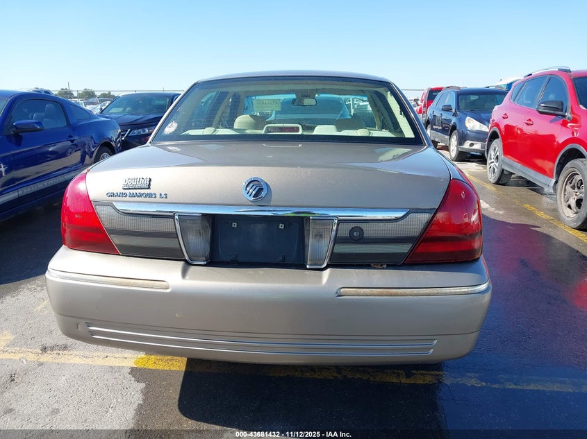 2006 Mercury Grand Marquis Ls VIN: 2MEFM75W16X627772 Lot: 43681432