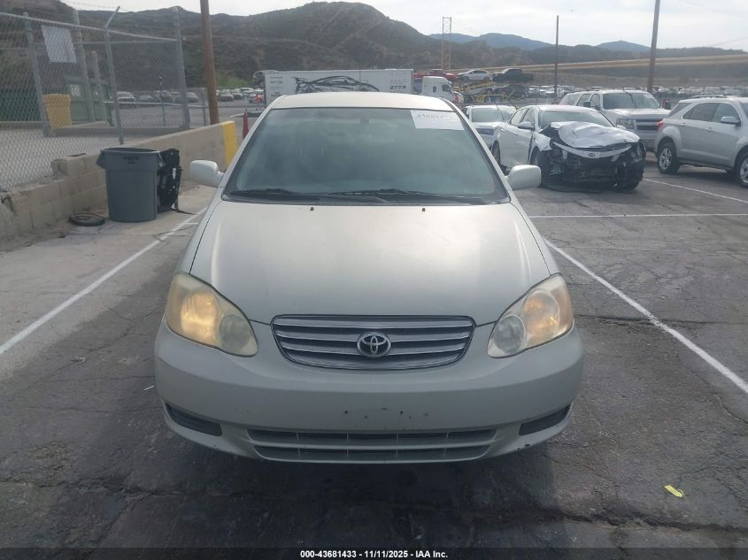 2003 Toyota Corolla Le VIN: JTDBR32E730036894 Lot: 43681433