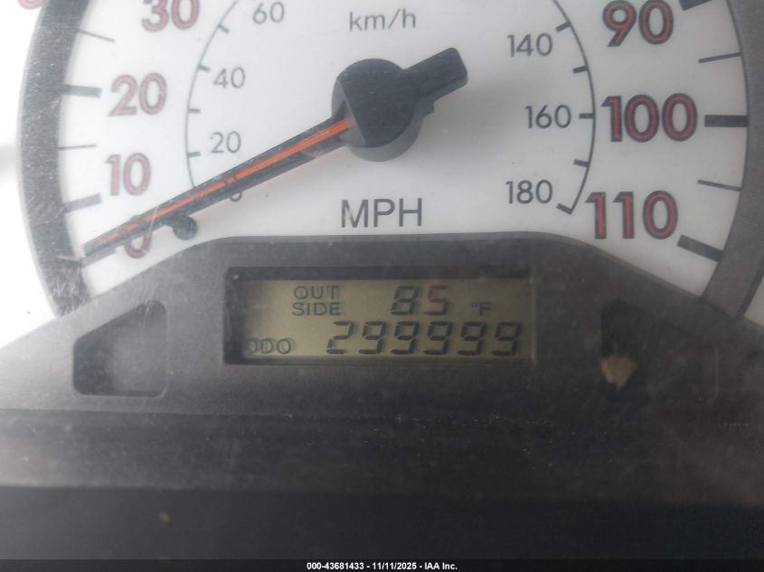 2003 Toyota Corolla Le VIN: JTDBR32E730036894 Lot: 43681433