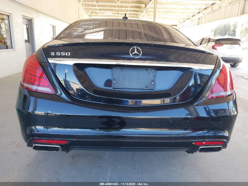 2015 Mercedes-Benz S 550 VIN: WDDUG8CB1FA166237 Lot: 43681452