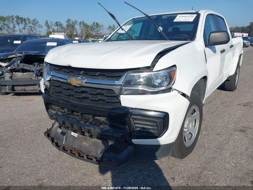 2022 Chevrolet Colorado 2Wd Long Box Wt VIN: 1GCGSBEN9N1155933 Lot: 43681470