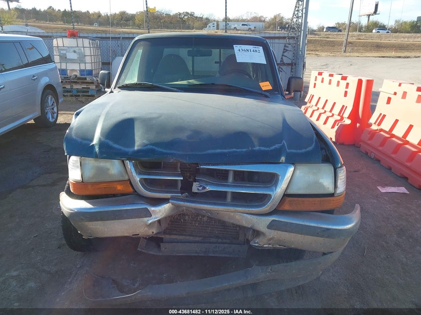 1998 Ford Ranger Splash/Xl/Xlt VIN: 1FTYR14XXWPB41521 Lot: 43681482