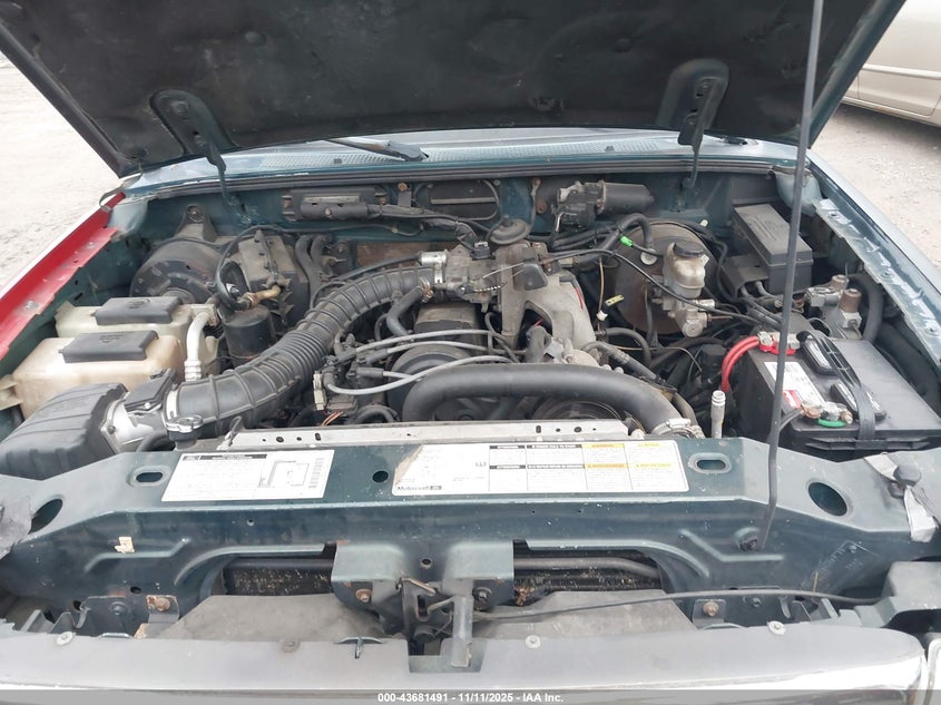 1998 Ford Ranger Splash/Xl/Xlt VIN: 1FTYR10C6WPA09231 Lot: 43681491