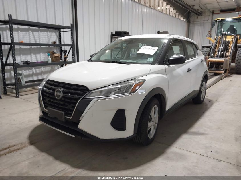 2022 Nissan Kicks S VIN: 3N1CP5BV7NL505190 Lot: 43681506