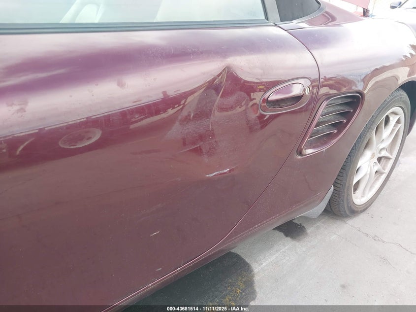 2004 Porsche Boxster VIN: WP0CA29864U621076 Lot: 43681514