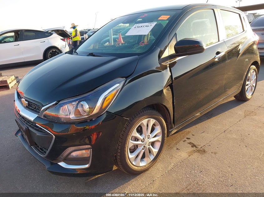 2020 Chevrolet Spark Fwd 2Lt Automatic VIN: KL8CF6SA2LC421556 Lot: 43681567