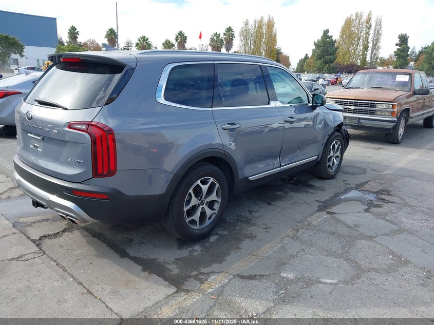 2021 Kia Telluride Ex VIN: 5XYP3DHC9MG164083 Lot: 43681625