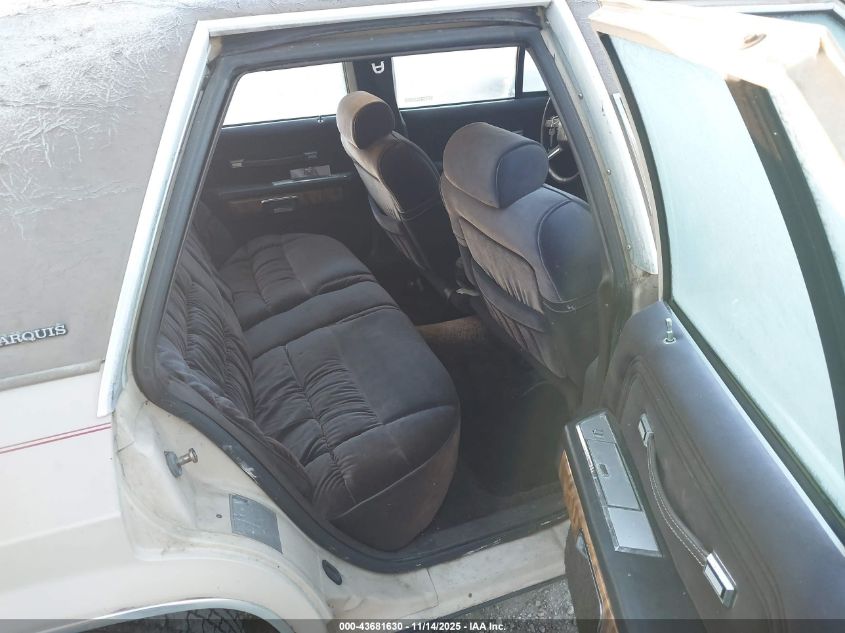 1985 Mercury Grand Marquis VIN: 2MEBP95F9FX615581 Lot: 43681630