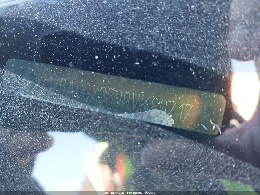 2009 BMW 135I VIN: WBAUC73599VK80717 Lot: 43681726