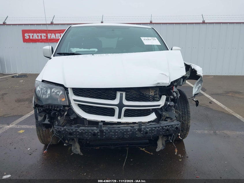 2018 Dodge Grand Caravan Gt VIN: 2C4RDGEG4JR196008 Lot: 43681729