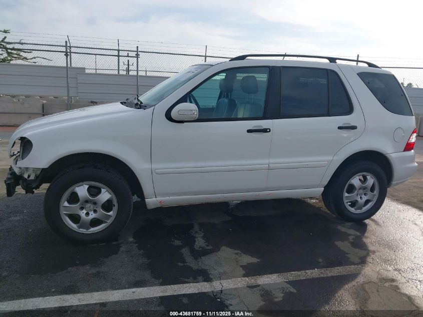 2003 Mercedes-Benz Ml 320 VIN: 4JGAB54E63A384264 Lot: 43681759