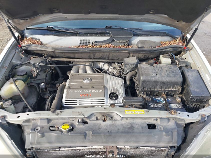 2000 Lexus Rx 300 VIN: JT6HF10U9Y0127634 Lot: 43681825