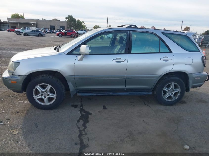 2000 Lexus Rx 300 VIN: JT6HF10U9Y0127634 Lot: 43681825