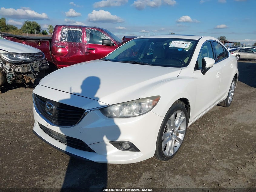 Vin: jm1gj1v51g1461704, lot: 44177117, mazda mazda6 i touring 20162