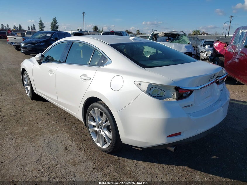 Vin: jm1gj1v51g1461704, lot: 44177117, mazda mazda6 i touring 20163