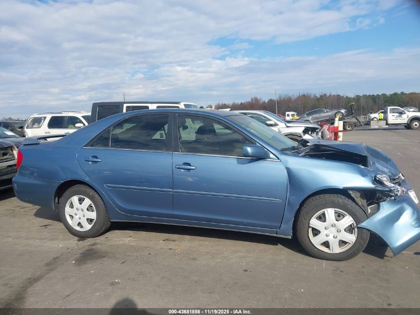 2004 Toyota Camry Le VIN: 4T1BE30K54U848527 Lot: 43681856