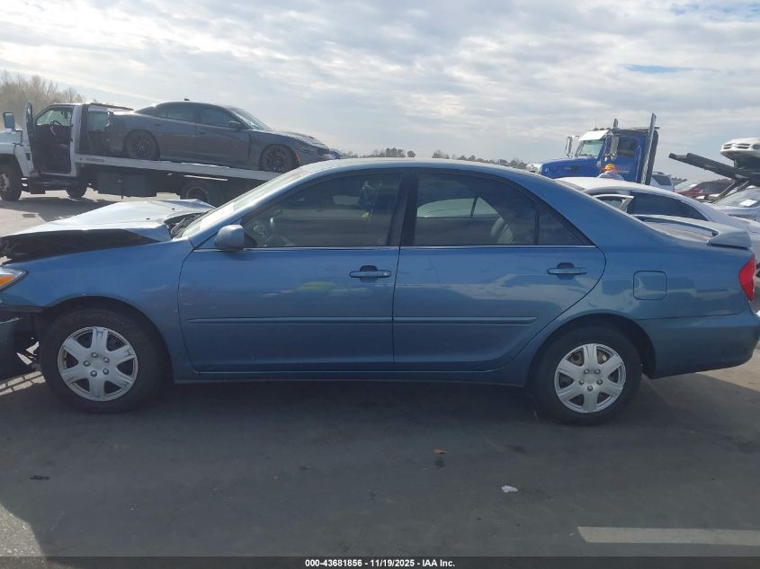 2004 Toyota Camry Le VIN: 4T1BE30K54U848527 Lot: 43681856