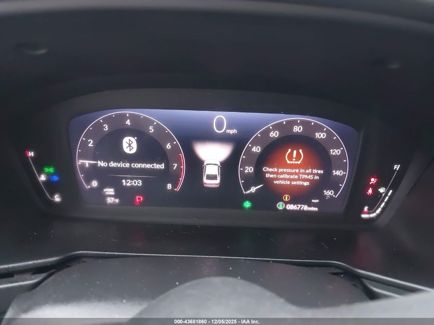 2023 Honda Accord Ex VIN: 1HGCY1F34PA036695 Lot: 43681860