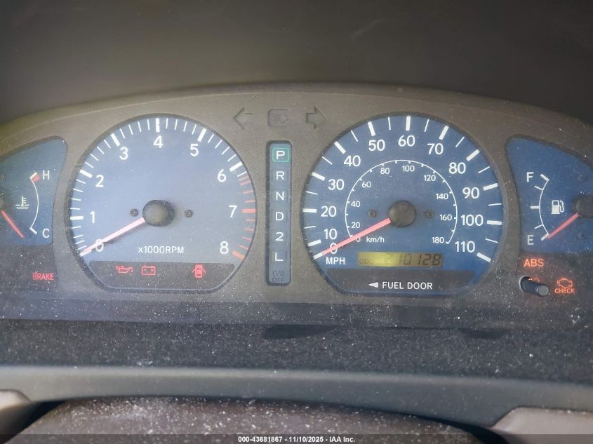 2001 Toyota Sienna Le VIN: 4T3ZF13C31U376030 Lot: 43681867