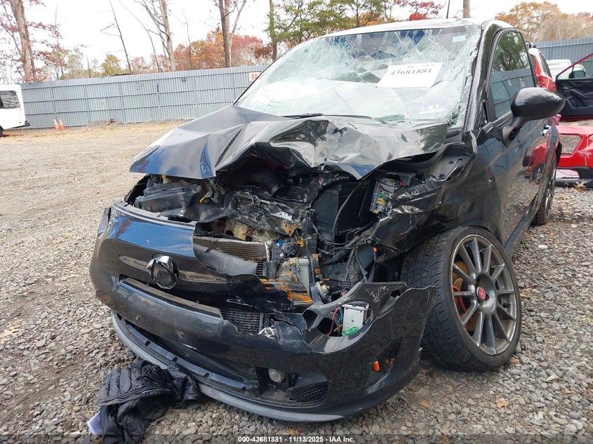 2013 Fiat 500 Abarth VIN: 3C3CFFFH2DT607638 Lot: 43681881