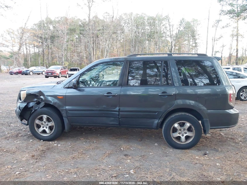 2006 Honda Pilot Ex VIN: 5FNYF28426B018322 Lot: 43681886
