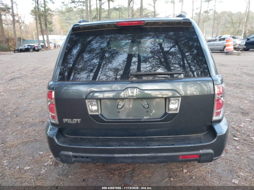 2006 Honda Pilot Ex VIN: 5FNYF28426B018322 Lot: 43681886