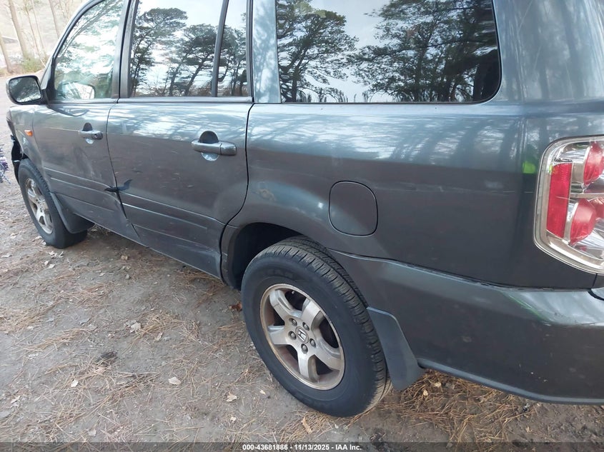 2006 Honda Pilot Ex VIN: 5FNYF28426B018322 Lot: 43681886