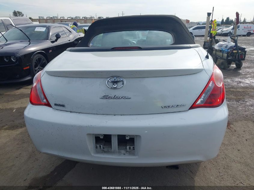 2006 Toyota Camry Solara Sle VIN: 4T1FA38PX6U076896 Lot: 43681888