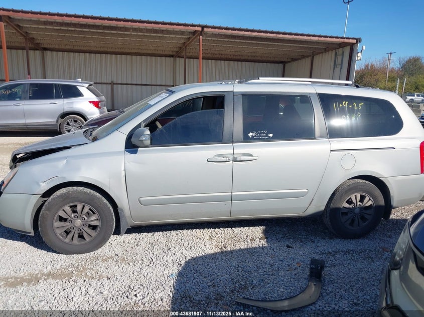 2012 Kia Sedona Lx VIN: KNDMG4C76C6499725 Lot: 43681907