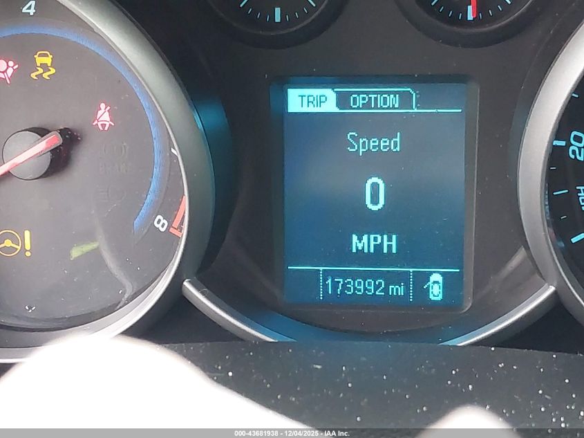 2014 Chevrolet Cruze Ls Auto VIN: 1G1PA5SG5E7240607 Lot: 43681938