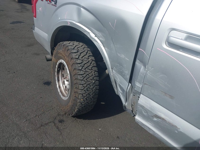 2015 Ford F-150 Lariat VIN: 1FTEW1EG7FFB83516 Lot: 43681994