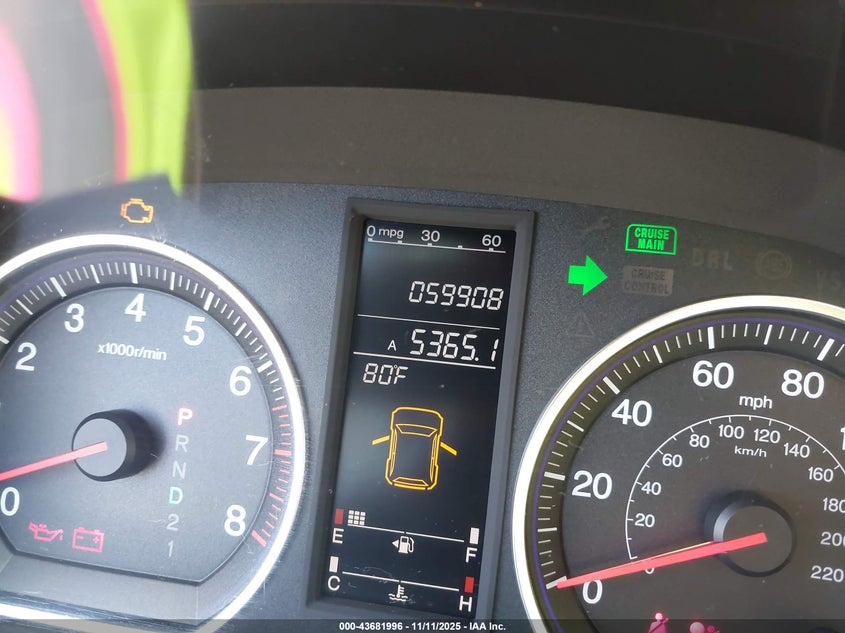 2007 Honda Cr-V Ex VIN: JHLRE38597C037716 Lot: 43681996