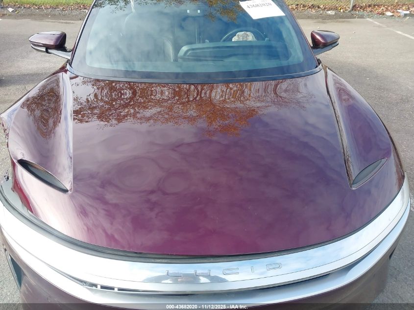 2023 Lucid Air Pure VIN: 50EA1PFA2PA009020 Lot: 43682020