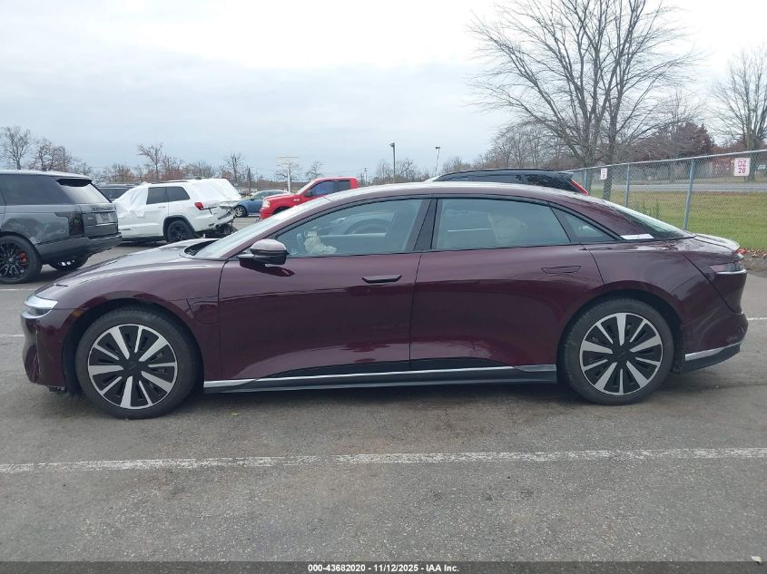 2023 Lucid Air Pure VIN: 50EA1PFA2PA009020 Lot: 43682020