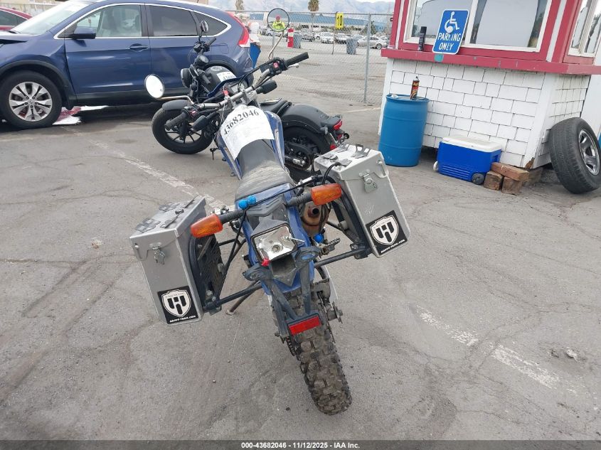 2017 Yamaha Xt250 C VIN: JYADG24Y3HA001024 Lot: 43682046