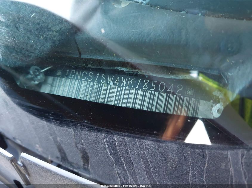 1998 Chevrolet Blazer Ls VIN: 1GNCS13W4WK185042 Lot: 43682060