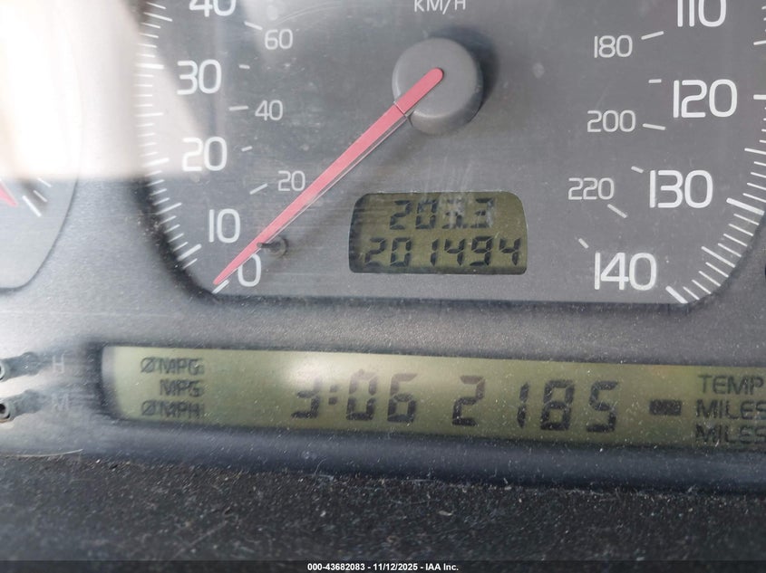 2000 Volvo V70 Xc/Xc Se VIN: YV1LZ56D7Y2634054 Lot: 43682083