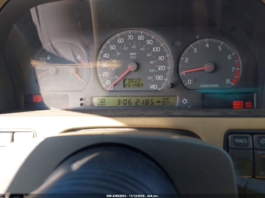 2000 Volvo V70 Xc/Xc Se VIN: YV1LZ56D7Y2634054 Lot: 43682083