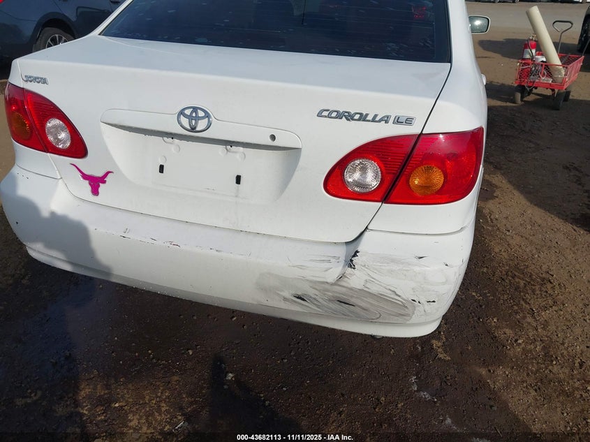 2003 Toyota Corolla Le VIN: 1NXBR38E53Z052801 Lot: 43682113