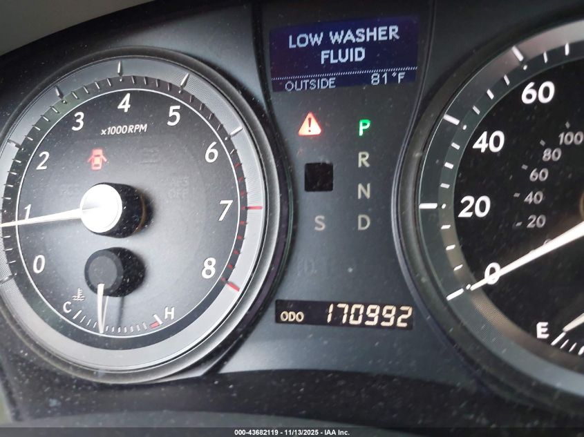 2009 Lexus Es 350 VIN: JTHBJ46G892274919 Lot: 43682119