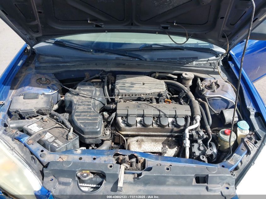 2005 Honda Civic Vp VIN: 1HGEM22115L037707 Lot: 43682123