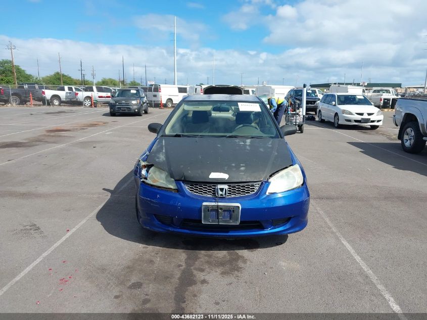2005 Honda Civic Vp VIN: 1HGEM22115L037707 Lot: 43682123