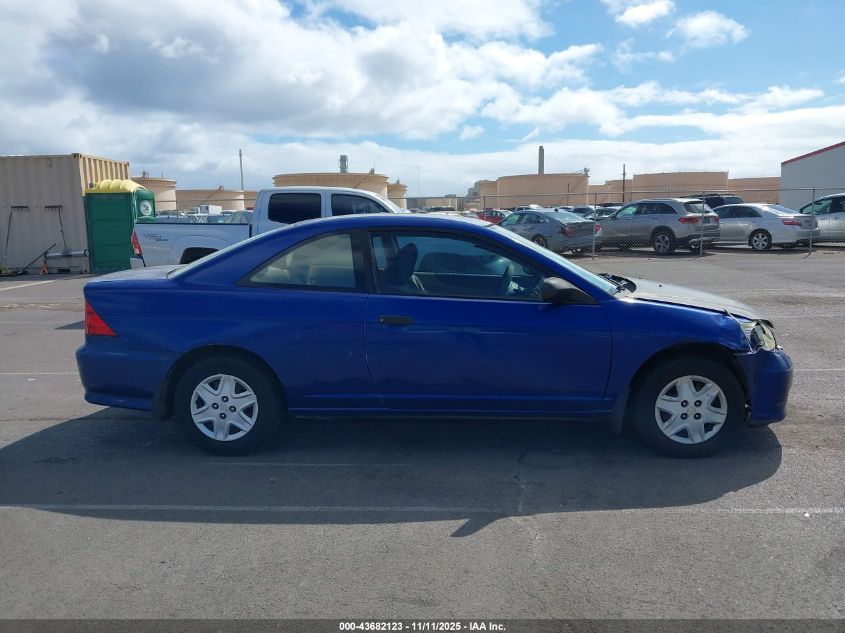 2005 Honda Civic Vp VIN: 1HGEM22115L037707 Lot: 43682123