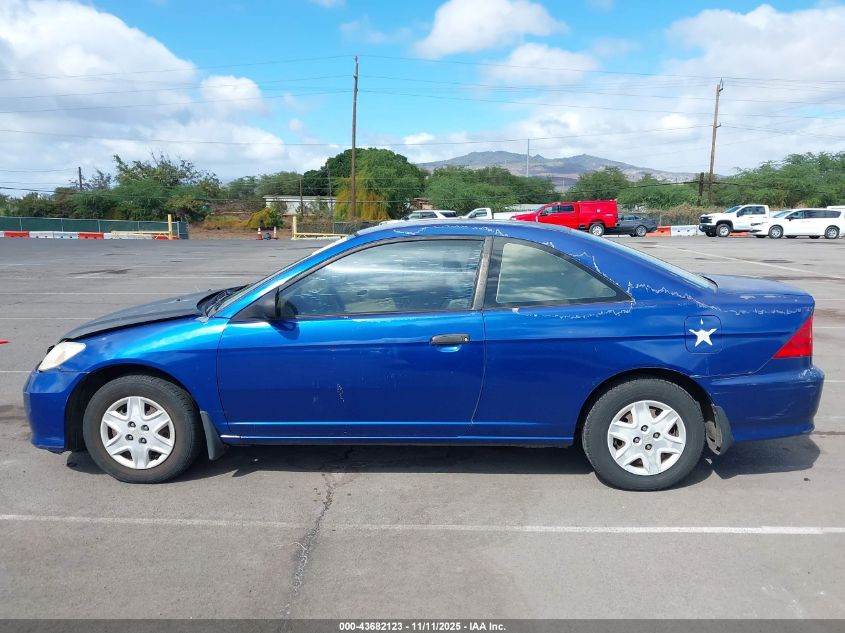 2005 Honda Civic Vp VIN: 1HGEM22115L037707 Lot: 43682123