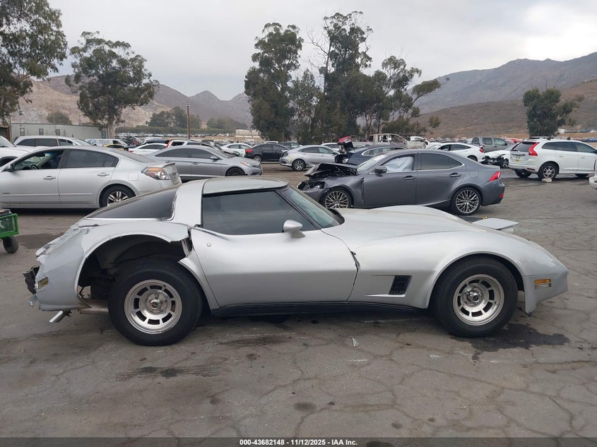 1981 Chevrolet Corvette VIN: 1G1AY876XBS408530 Lot: 43682148