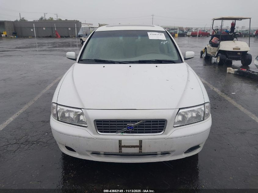 2004 Volvo S80 2.5T VIN: YV1TS59H741381899 Lot: 43682149