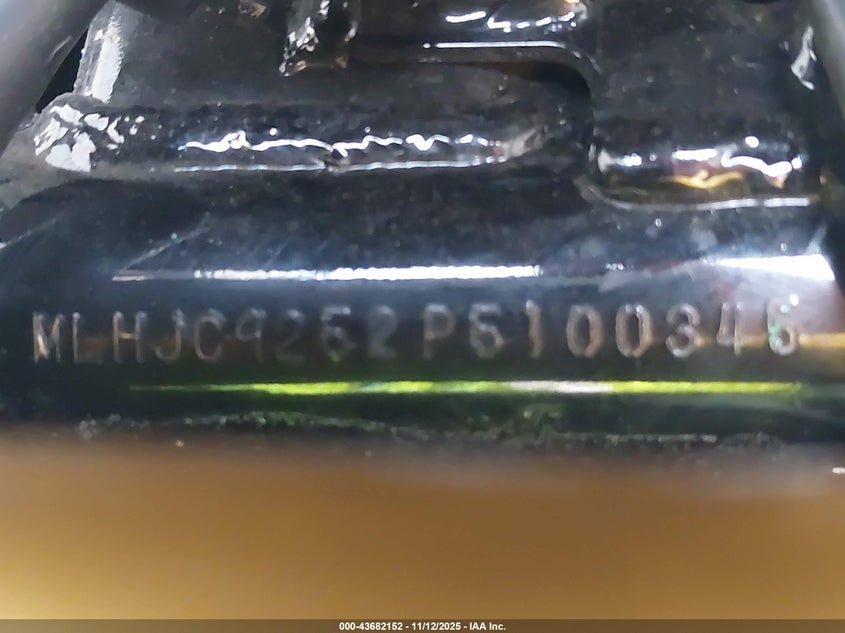 2023 Honda Grom A VIN: MLHJC9252P5100345 Lot: 43682152