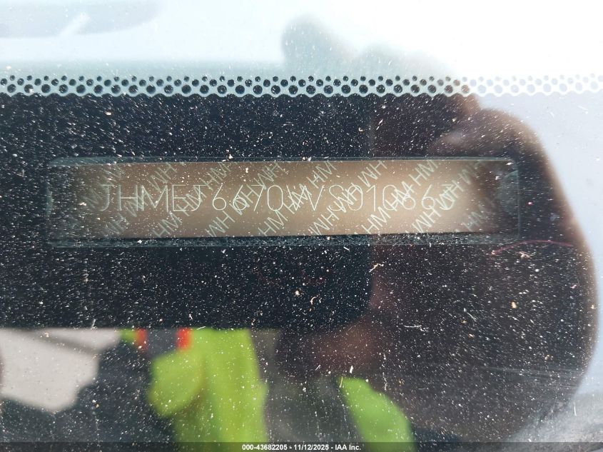 1998 Honda Civic Lx VIN: JHMEJ6670WS010663 Lot: 43682205