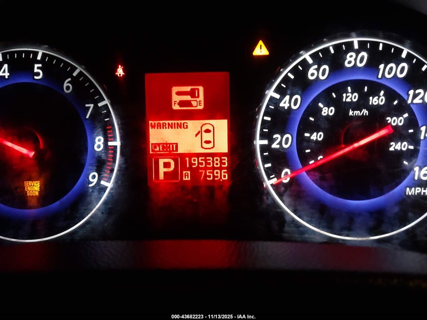 2008 Infiniti G35X VIN: JNKBV61F28M271872 Lot: 43682223